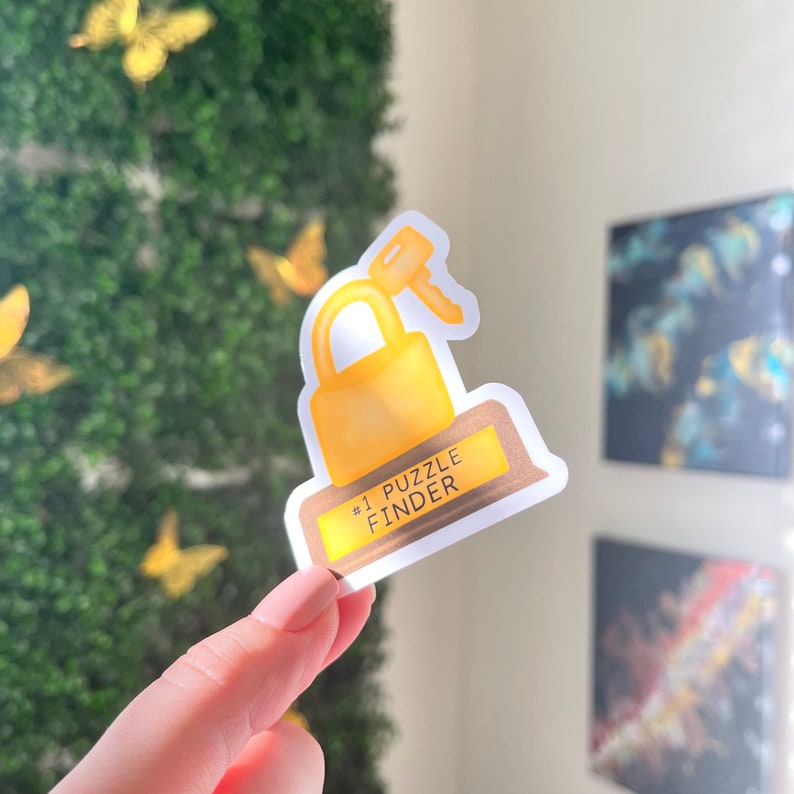 Escape Room Enthusiast Sticker Kit, Waterproof, Superlative Puzzle ...