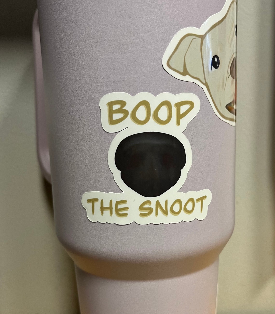 Boop the Snoot Sticker: Waterproof Vinyl Dog Decor - Etsy