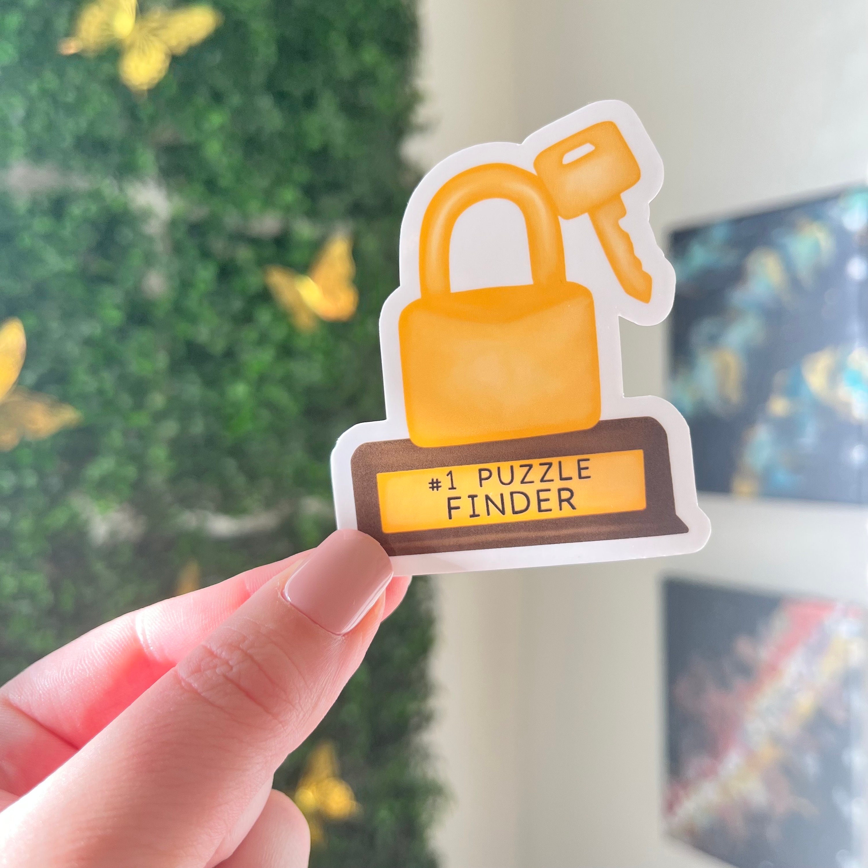 Escape Room Enthusiast Sticker Kit, Waterproof, Superlative Puzzle ...