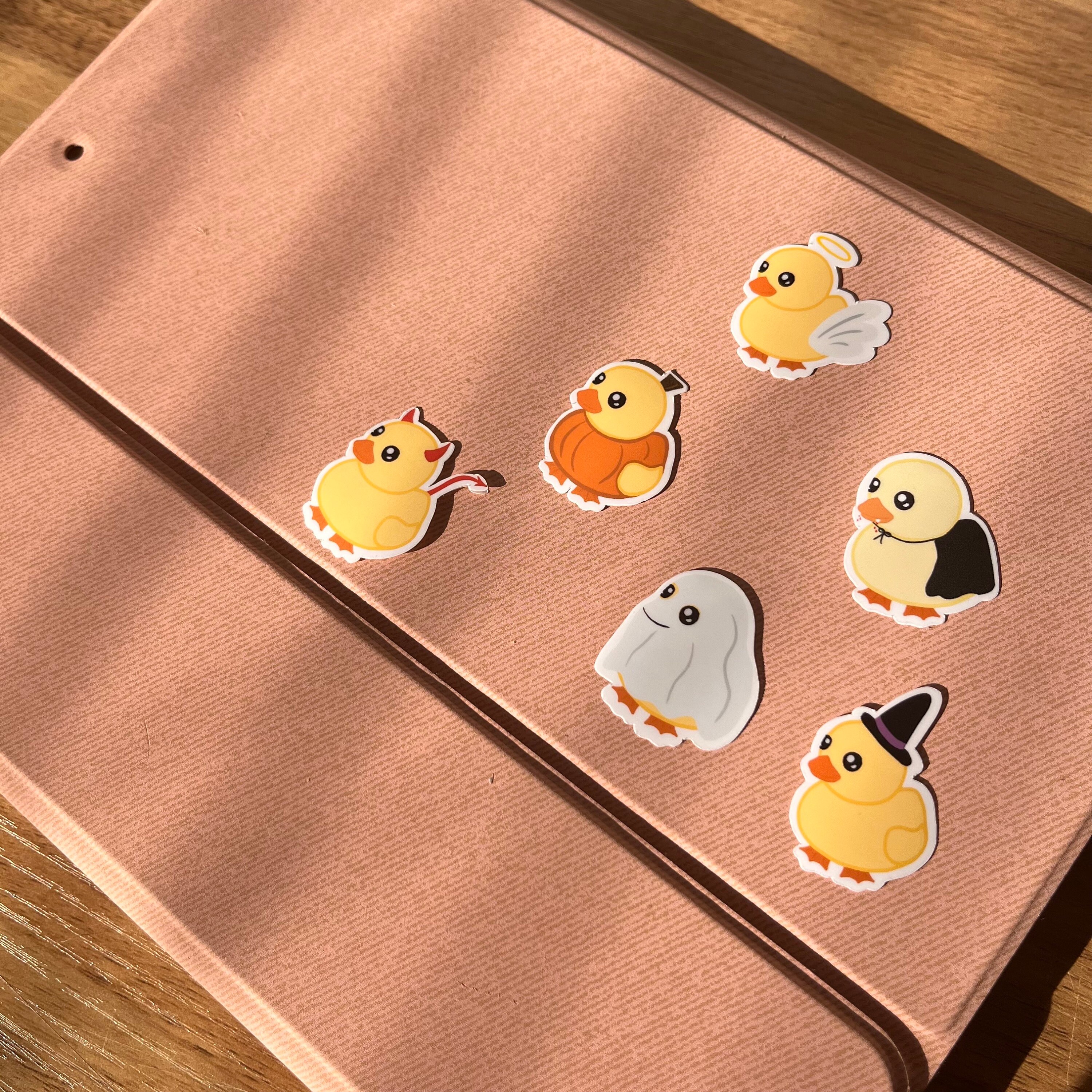 Evil Duck Sticker Mini Halloween Duck Sticker: Spooky Autumn Stickers - Etsy