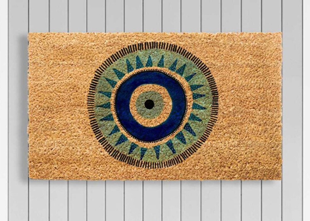 Evil Eye Doormat, Guardian Eye Doormat ,home Decor,family Gift