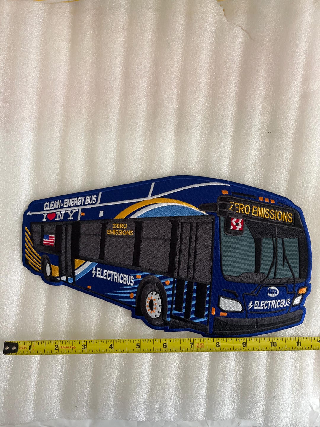 NYCT Electric Bus Patch 11 Inches Diameter - Etsy