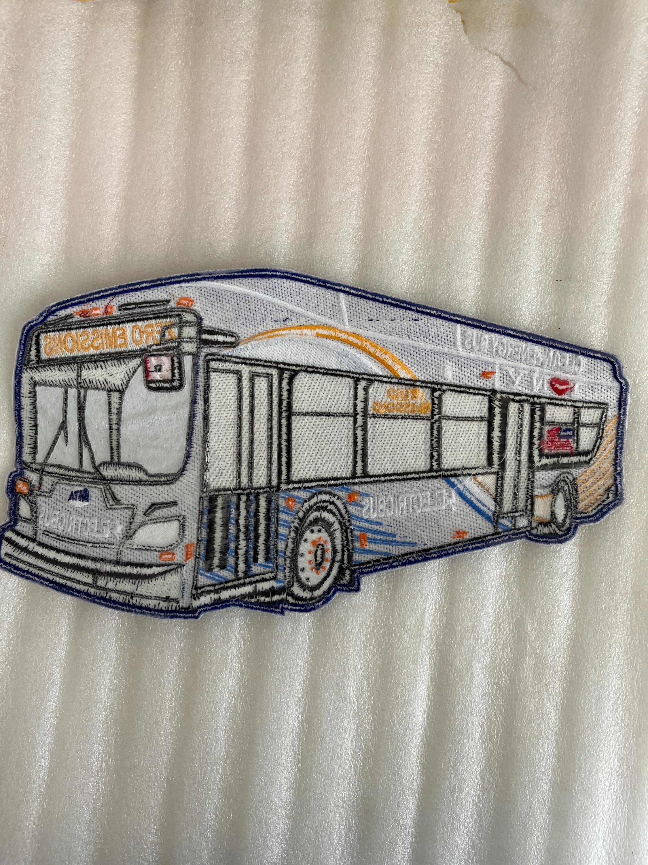 NYCT Electric Bus Patch 11 Inches Diameter - Etsy