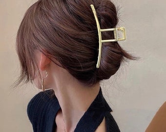 Haarschmuck elegante Haarspange Haarspange gold Metall Haarspange chice Haarspange Haarschmuck Gold Hai Haarklammer Geschenk für sie