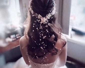 Hochzeitschmuck eleganter Braut Kopfschmuck Hochzeitschmuck Braut Haarschmuck Braut Perle Haarreif Braut Haarband Urlaub Kopfschmuck