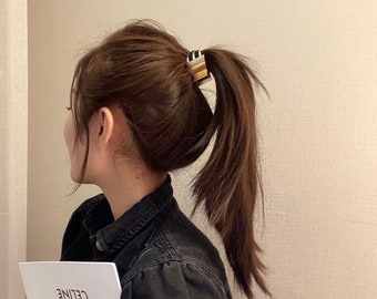 Elegant Gold Hair Clip Barrette - Chic Metal Hair Accessories