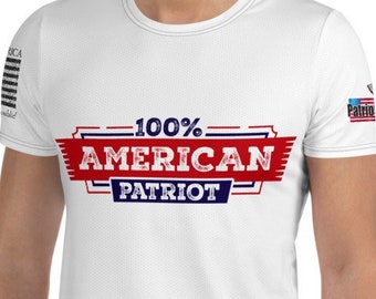 short-sleeve 100% Patriot T-shirt