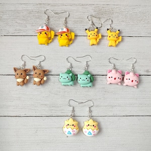 Imperfect Poke Earrings | Anime Earrings | Video Game Earrings