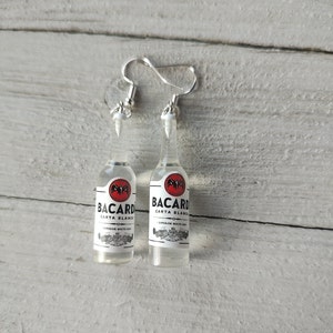 Bacardi Alcohol Earrings