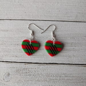 Freddy Krueger Heart Earrings | Nightmare On Elm Street Earrings | Horror Movie Earrings | Halloween Earrings
