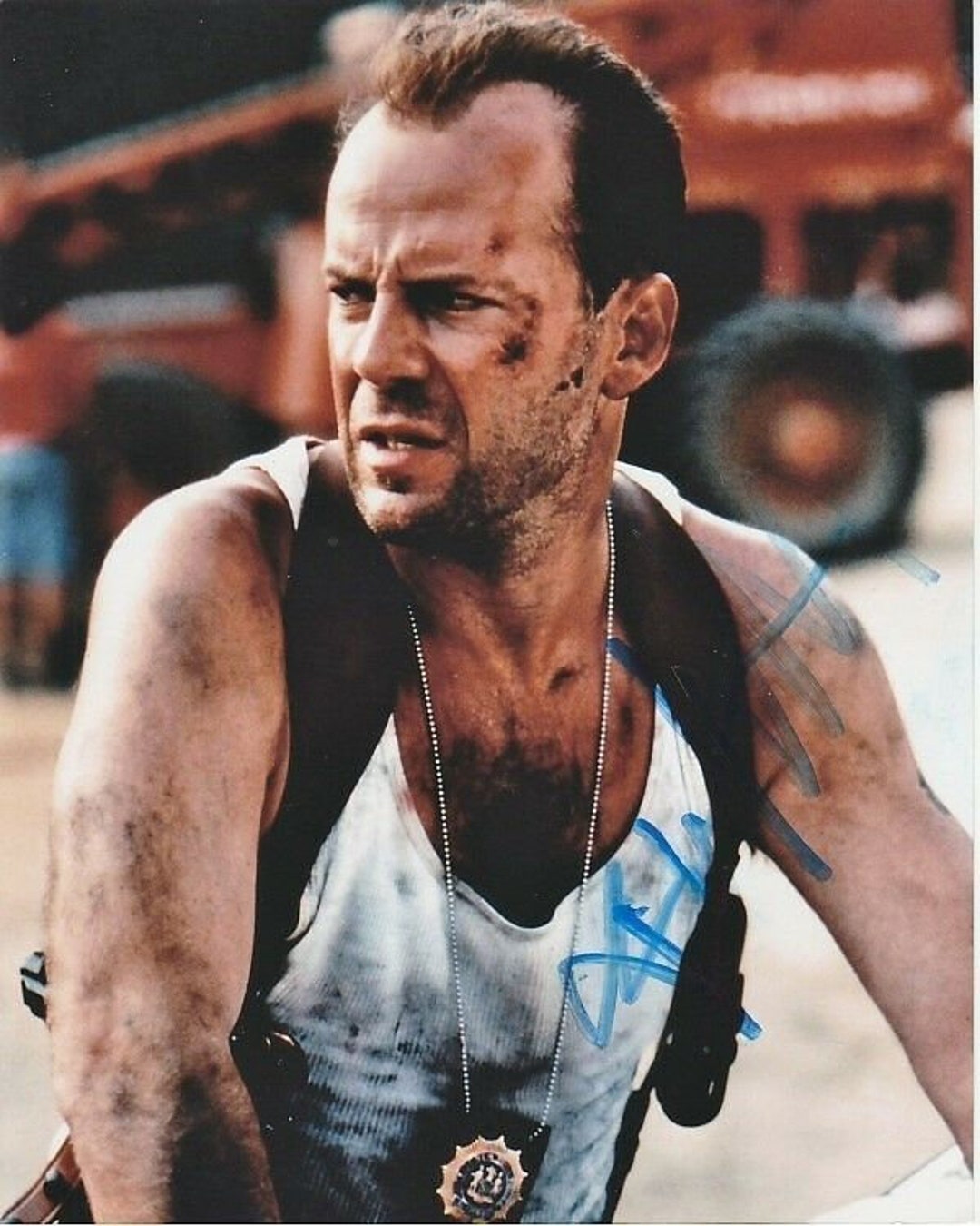 Bruce Willis Signed 8x10 Die Hard Photo W/ Hologram Coa - Etsy