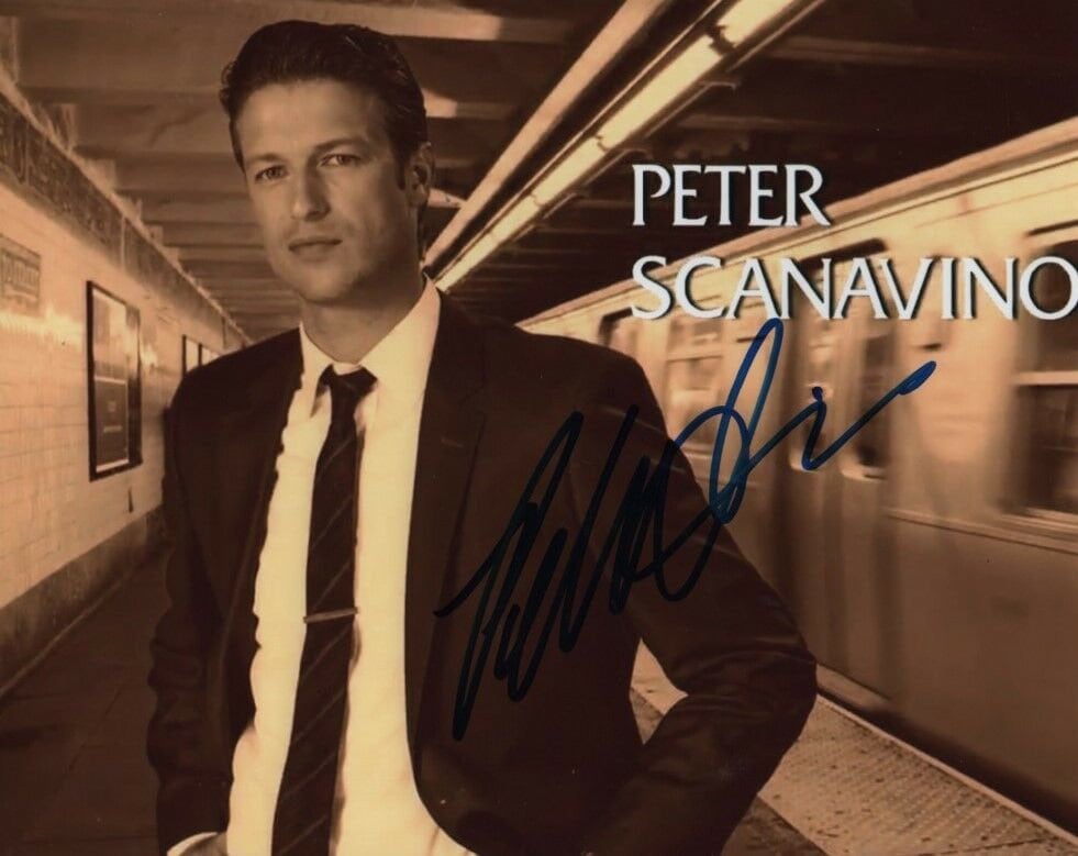 Peter scanavino signed law order svu photo w/ hologram coa