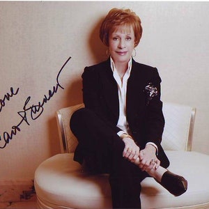Carol burnett signed photo w/ hologram coa