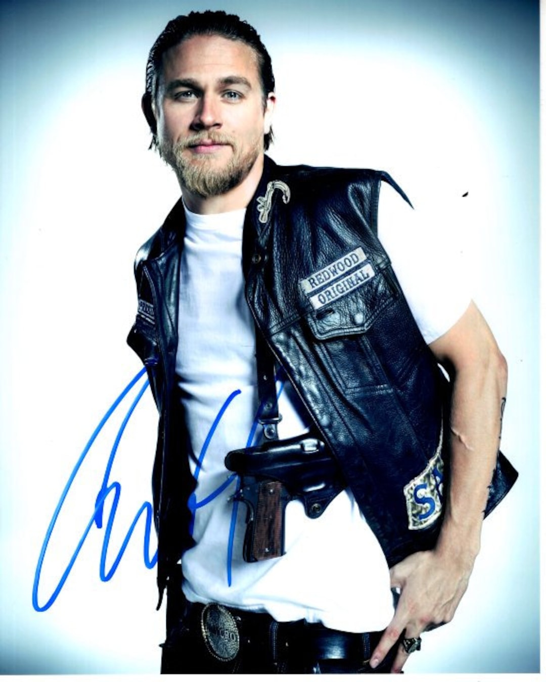 Charlie Hunnam Chaleco De Los Hijos De La Anarquia Charlie Hunnam