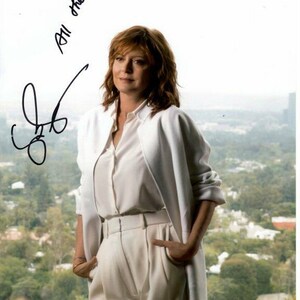 Susan Sarandon signed 8x10 photo w/ hologram coa
