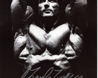 Frank Zane signed 8x10 bodybuilder photo w/ hologram coa