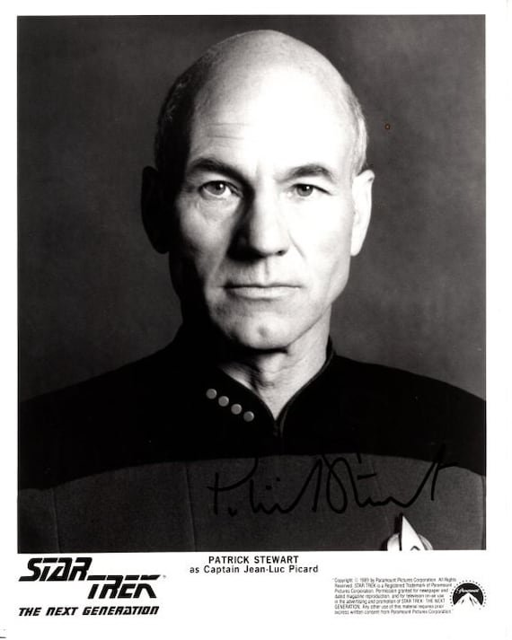 パトリック・スチュワート サイン スタートレック｜スター・トレック