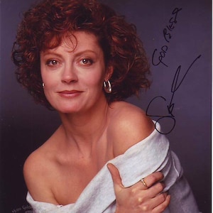 Susan Sarandon signed 8x10 photo w/ hologram coa