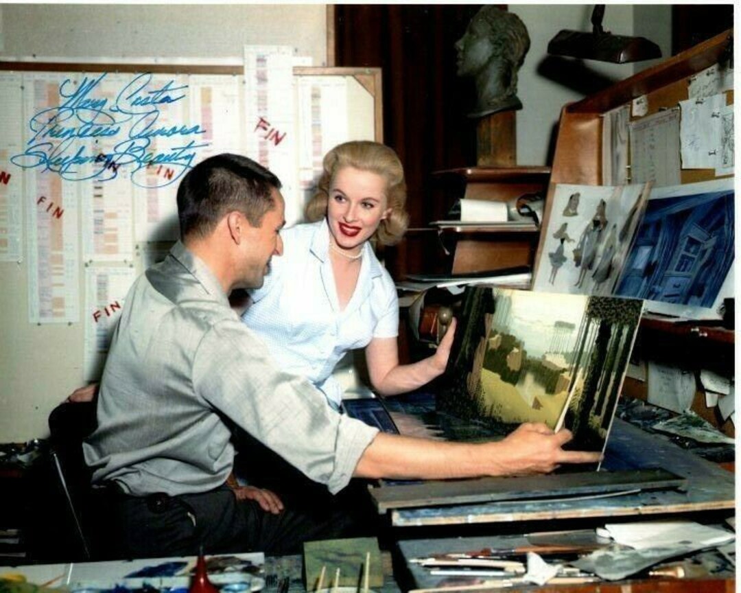 Buy Mary Costa Signed Walt Disney Sleeping Beauty Photo W