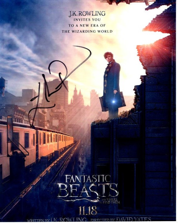 ファンタスティック・ビースト エディ・レッドメイン 他3人 直筆