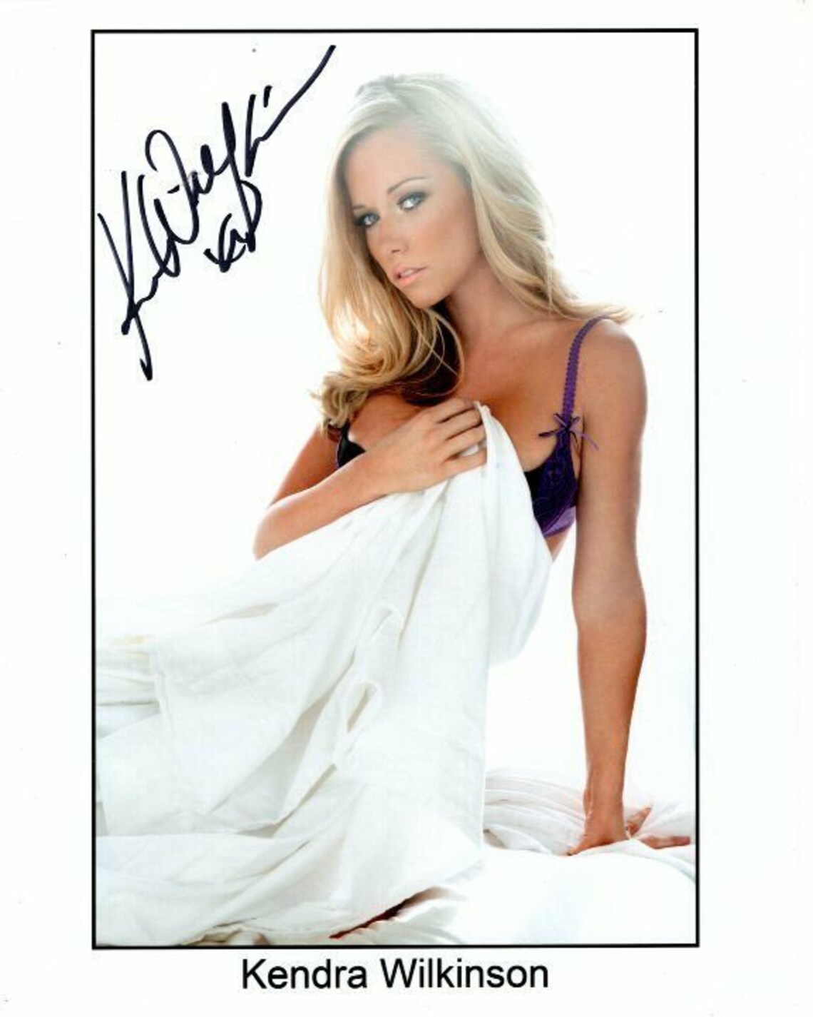 Kendra Wilkinson Signed Photo W/ Hologram Coa Playboy Playmate Etsy