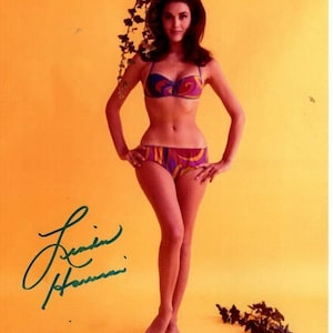 Linda Harrison signed 8x10 bikini photo w/ hologram coa