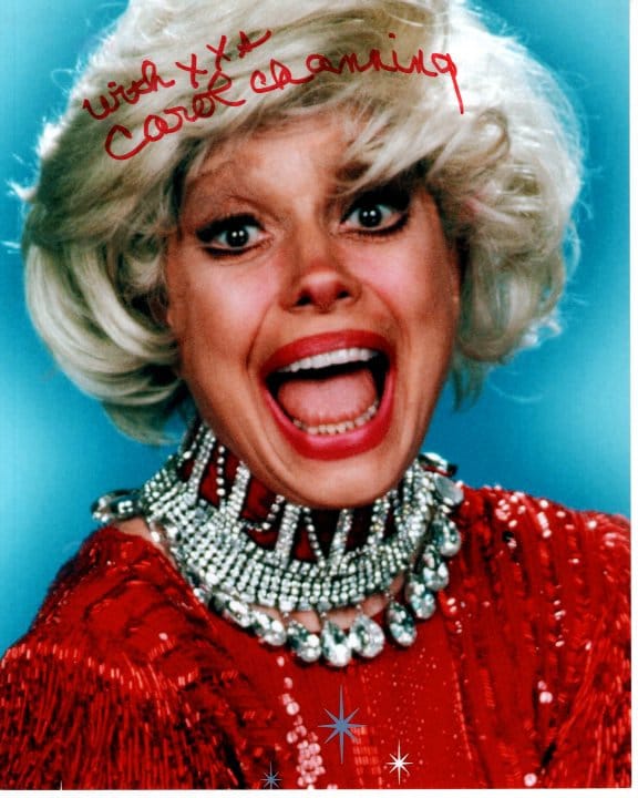 Carol Channing Signed Photo W/ Hologram Coa - Etsy