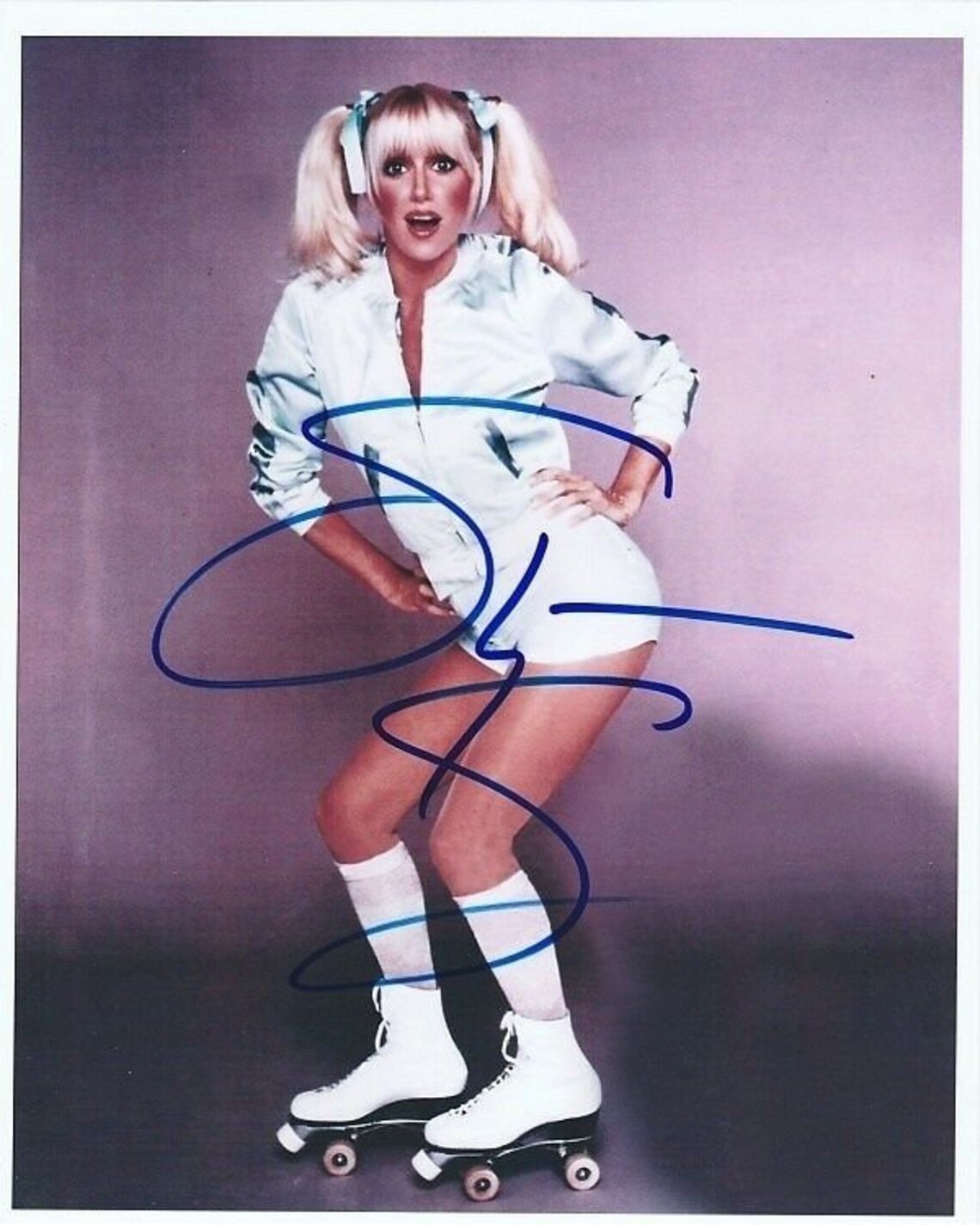 SUZANNE SOMERS signed autographed photo workout  COA Hologram main image 1