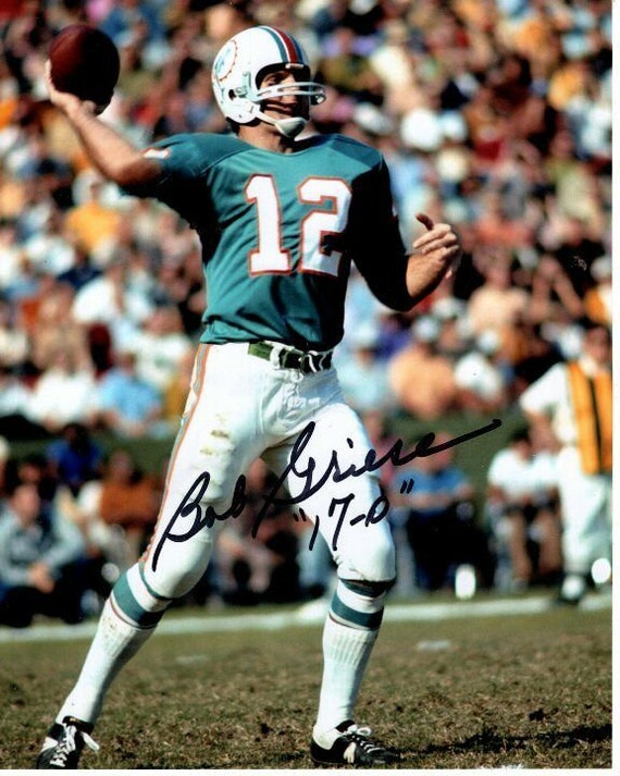 Bob Griese Signed Nfl Miami Dolphins Photo W/ Hologram Coa 