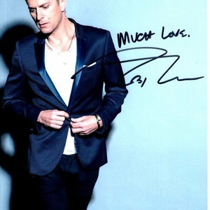Rob thomas signed photo w/ hologram coa matchbox twenty 20