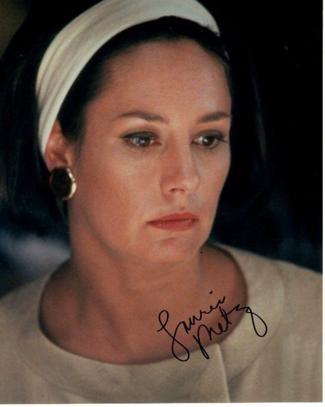 ローリー・メトカーフの直筆サイン入り JFK スージー・コックス写真