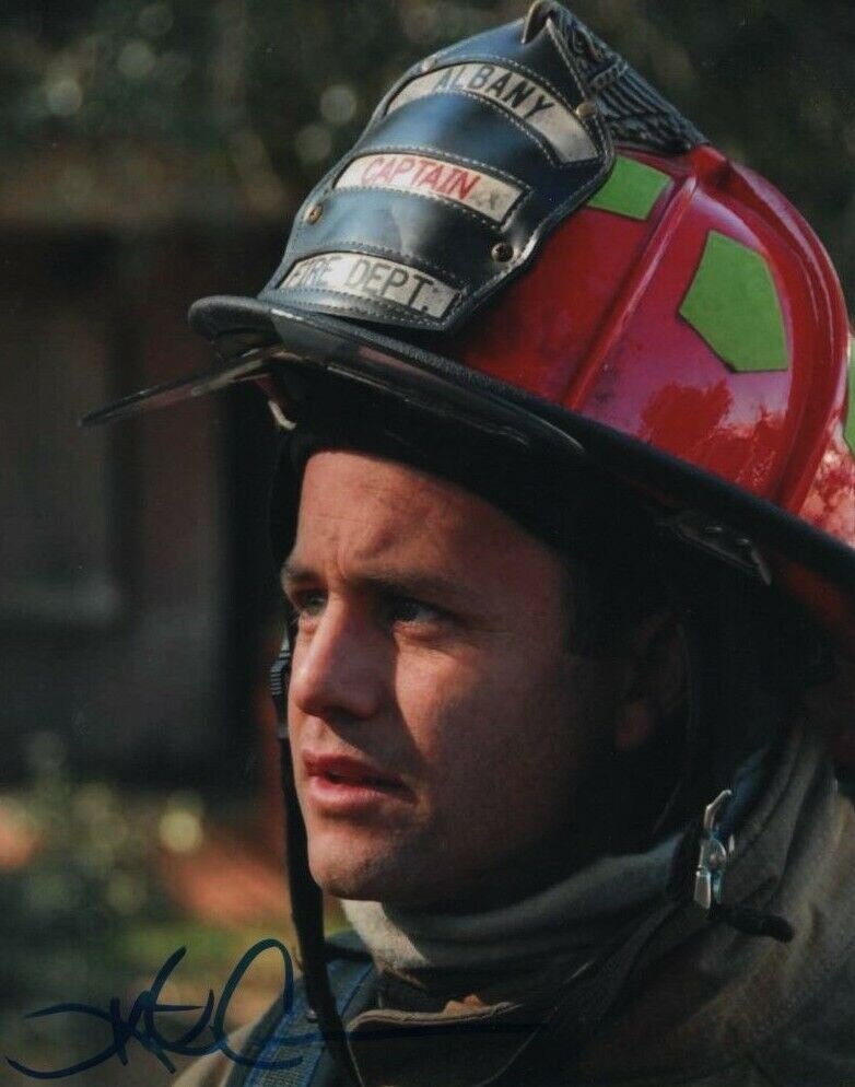 Kirk cameron signed fireproof caleb holt photo w/ hologram coa