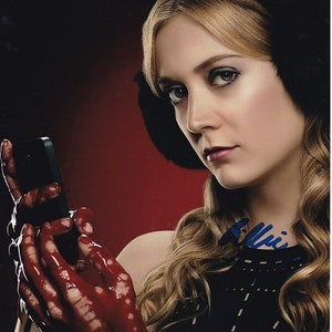Billie Lourd signed 8x10 scream queens photo w/ hologram coa carrie fisher daughter