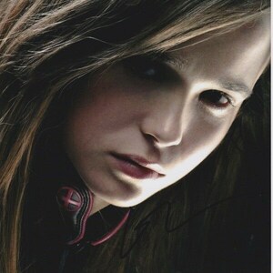 Ellen page signed x-men photo w/ hologram coa