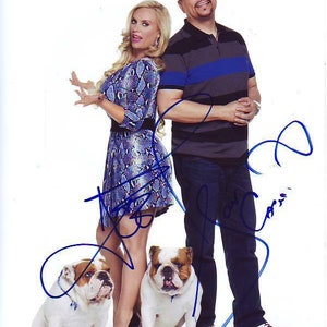 Ice T & Coco Austin signed w/ spartacus and maximus 8x10 photo w/ hologram coa