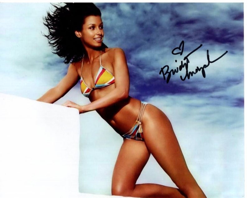 Bridget Moynahan signed 8x10 sexy bikini photo w/ hologram coa image 1