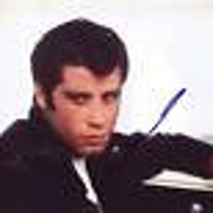 John travolta signed grease photo w/ hologram coa