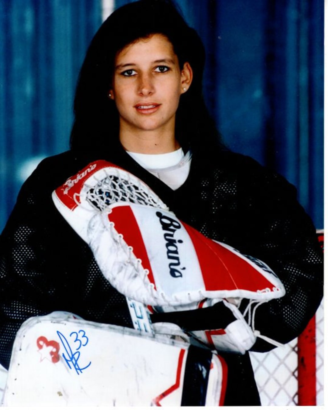 Manon Rheaume Signed 8x10 Ice Hockey Goaltender Photo W/ Hologram Coa ...