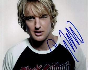 Owen Wilson Signed 8x10 Photo W/ Hologram Coa - Etsy Israel