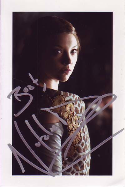 Natalie dormer signed photo w/ hologram coa dracula & the tudors