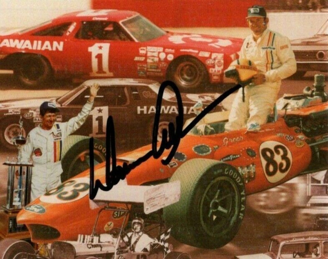 Donnie Allison Signed Indy & Nascar Photo W/ Hologram Coa Etsy