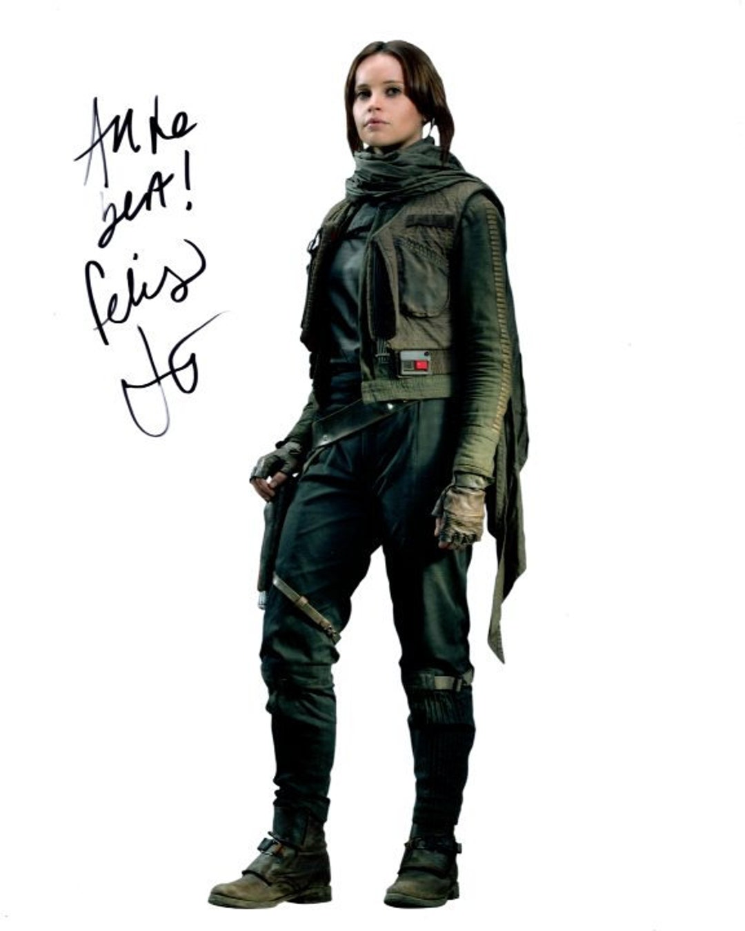フェリシティ・ジョーンズ 証明書直筆サインフォトStar Wars
