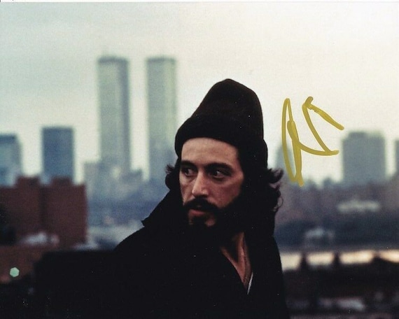 Al Pacino Signed Autographed 8x10 Serpico W/ Twin Towers Nyc