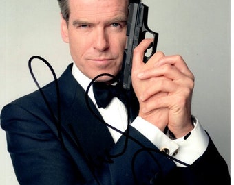 ピアース・ブロスナン直筆サイン入8x10インチ写真額 ジェームズ・ボンド 007 ピアース・ブロスナンのサイン入り8x10ジェームズ・ボンド写真 - Etsy 日本