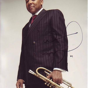 Wynton Marsalis signed 8x10 photo w/ hologram coa