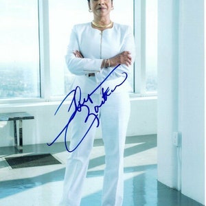 Phylicia rashad signed jean-claude van johnson jane photo w/ hologram coa