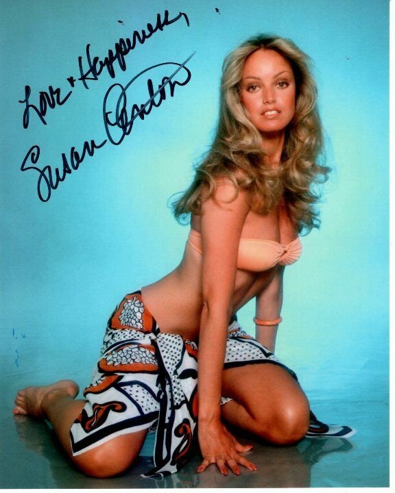 Susan anton signed sexy bikini photo w/ hologram coa great content!