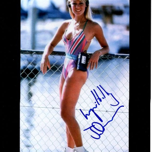 Lynn-Holly Johnson signed 8x10 James Bond For Your Eyes Only Bibi photo w/ hologram coa