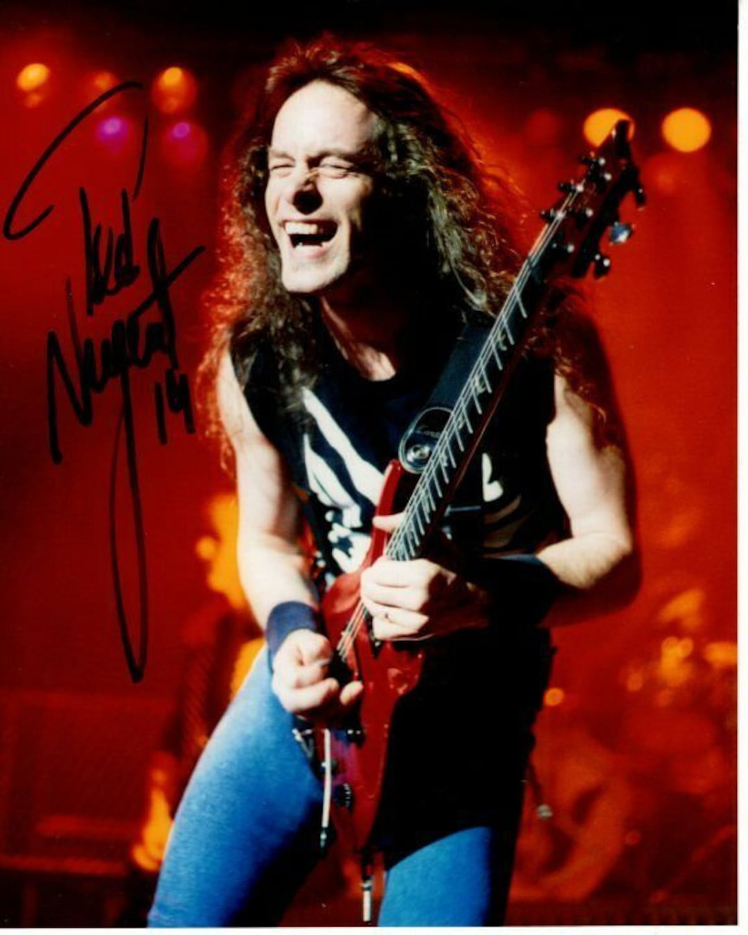TED NUGENT Signed Photo