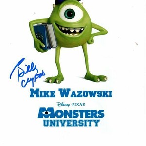 Billy Crystal signed 8x10 monsters university photo w/ hologram coa